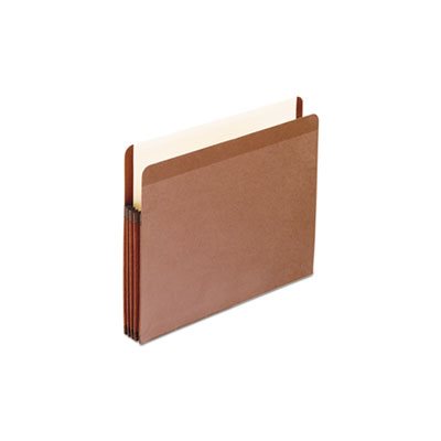 FILE POCKETS, Premium, Reinforced, Expanding, Straight Cut, 1 Pocket, Letter, Brown