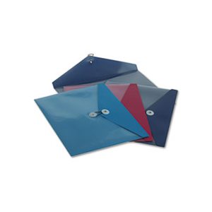 CATALOG Envelope, ELASTIC, Side Opening, 12.5" x 9.25", 3 Colors, 4 / Pack