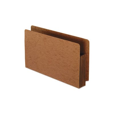 FILE POCKETS, Heavy-Duty, End Tab, Straight Cut, 1 Pocket, Legal, Brown