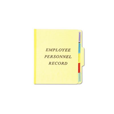 FOLDERS, Personnel, 1 / 3 Cut, Top Tab, Letter, Yellow