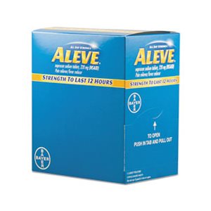 Pain Reliever, Tablets, ALEVE, 50 Packs / Box