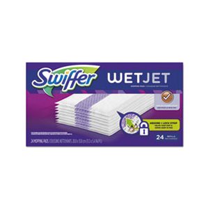 REFILLS, WetJet System Cloths, 11.3" x 5.4", White, 24 / Box