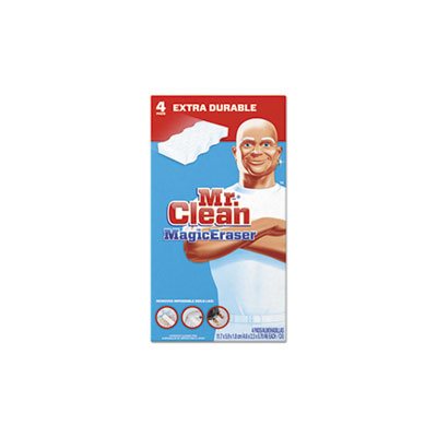 CLEANER, Magic Eraser, Extra Durable, 4.6" x 2.4", 4 / Box