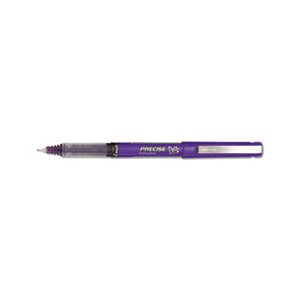 PEN, ROLLER BALL, STICK, Precise V5, Precision Point, Purple Ink, .5mm, Dozen