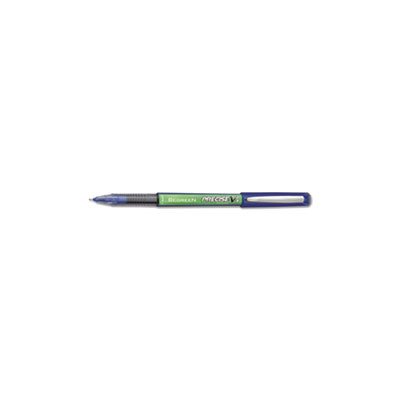 PEN, ROLLER BALL, STICK, Precise V5, BeGreen, Blue Ink, .5mm, Dozen