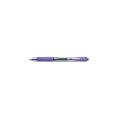 PEN, RETRACTABLE, G2 Premium, Gel, Refillable, Purple Ink, .7mm, Dozen