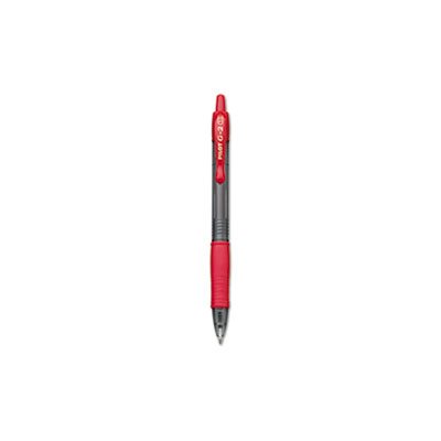 PEN, RETRACTABLE, G2 Premium, Gel, Refillable, Red Ink, 1mm, Dozen