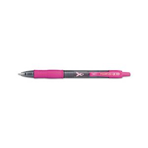 PEN, RETRACTABLE, G2 Premium, Pink Ribbon, Gel, Black Ink, .7mm, Dozen