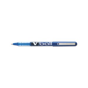 PEN, ROLLER BALL, STICK, VBall, Liquid, Blue Ink, .5mm, Dozen