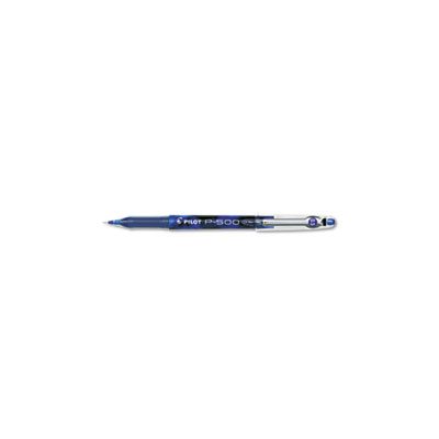 P-500 Precise Gel Ink Roller Ball Stick Pen, Blue Ink, .5mm, Dozen