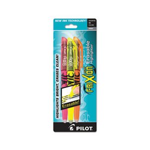 Frixion Lite Erasable Highlighter, Assorted Ink, Chisel, 3 / Pack