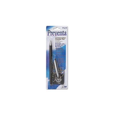 Preventa Deluxe Ballpoint Counter Pen, Black Ink, Medium