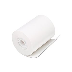 Single Ply Thermal Cash Register / POS Rolls, 2 1 / 4" x 80 ft., White, 50 / CT