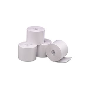 Single Ply Thermal Cash Register / POS Rolls, 2 1 / 4" x 165 ft., White, 6 / Pk