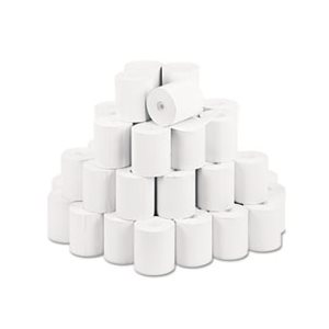 Single Ply Thermal Cash Register / POS Rolls, 3 1 / 8" x 230 ft., White, 50 / CT