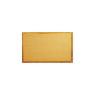 BOARD, BULLETIN, Classic Series, Cork, 60" x 34", Oak Finish Frame