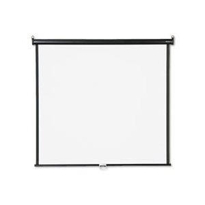 SCREEN, PROJECTION, Wall or Ceiling, 60" x 60", White Matte, Black Matte Casing