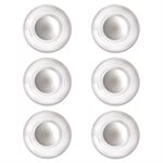 MAGNETS, Rare Earth, Clear, 3 / 4" Diameter, 6 per Pack