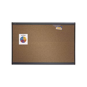 BOARD, BULLETIN, Prestige, Brown Graphite-Blend Surface, 36" x 24", Aluminum Frame