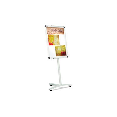 SIGN, PEDESTAL, Clip-Frame, 24" x 18", Silver Aluminum Frame