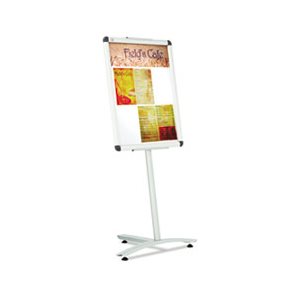 SIGN, PEDESTAL, Clip-Frame, 24" x 18", Silver Aluminum Frame