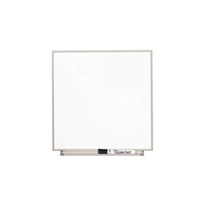 BOARD, DRY ERASE, MAGNETIC, Matrix, Painted Steel, 16" x 16", White, Aluminum Frame