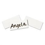 Magnetic Write-On / Wipe-Off Strips, 2w x 7 / 8h, White, 25 / Pack