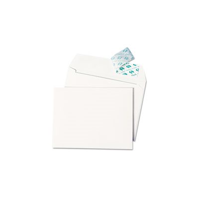 Redi Strip Greeting Card Envelope, #5 1 / 2, 4 3 / 8 x 5 3 / 4, White,100 / Box