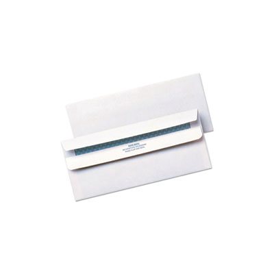 Redi Seal Envelope, Security, #10, 4 1 / 8 x 9 1 / 2, White, 500 / Box