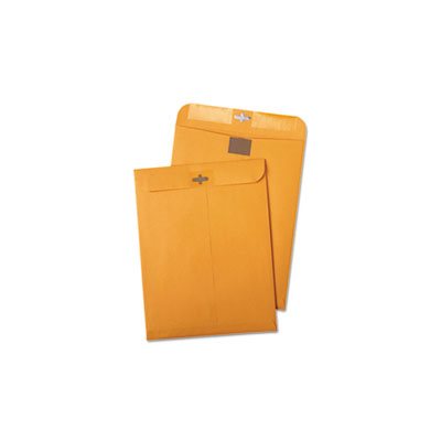 Postage Saving ClearClasp Kraft Envelopes, 10 x 13, Brown Kraft, 100 / Box