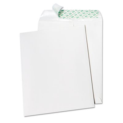 ENVELOPE, TECH-NO-TEAR #10 W / FLAP SELF ADHSV 9X12 WHT