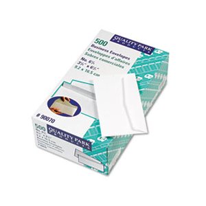 Business Envelope, #6 3 / 4, 3 5 / 8 x 6 1 / 2, White, 500 / Box