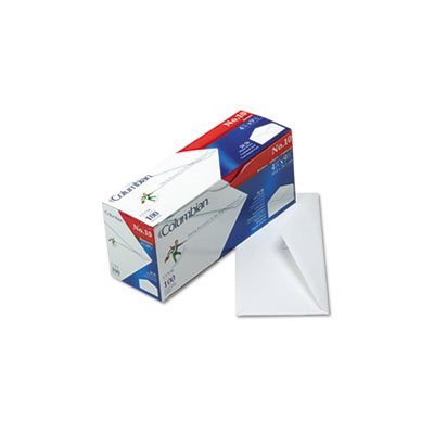 Gummed Seal Business Envelope, #10, 4 1 / 8 x 9 1 / 2, White, 100 / Box