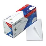 Gummed Seal Business Envelope, #10, 4 1 / 8 x 9 1 / 2, White, 100 / Box