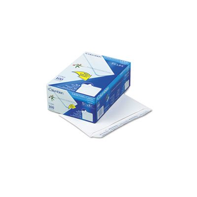 Greeting Card Envelope, Grip Seal, A9, 5 3 / 4 x 8 3 / 4, White, 100 / Box