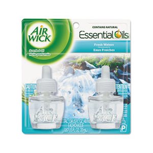 Scented Oil Refill, Fresh Waters, 0.67oz, 2 / Pack