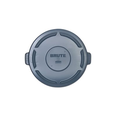 Vented Round Brute Lid, 24 1 / 2 x 1 1 / 2, Gray