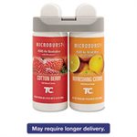 Microburst Duet Refills, Cotton Berry / Refreshing Citrus, 3oz, 4 / Carton