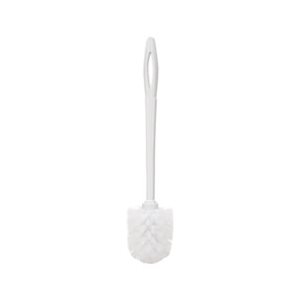 Toilet Bowl Brush, 14 1 / 2", White, Plastic