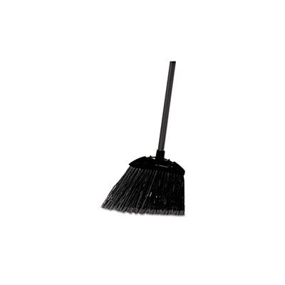 Lobby Pro Broom, Poly Bristles, 35" Metal Handle, Black