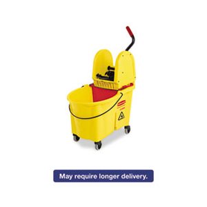 WaveBrake 44 Quart Bucket / Downward Pressure Wringer Combination, Yellow