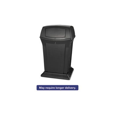 Ranger Fire-Safe Container, Square, Structural Foam, 45 gal, Black