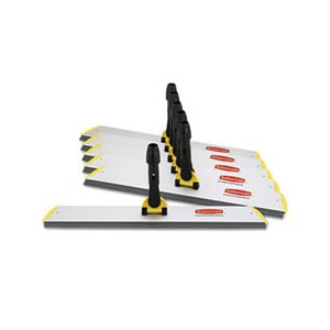 HYGEN Quick Connect S-S Frame, Squeegee, 24w x 4 1 / 2d, Aluminum, Yellow