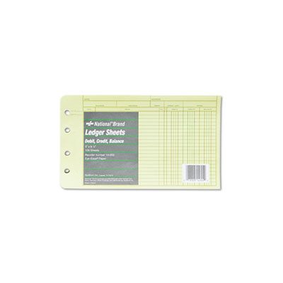 Four-Ring Binder Refill Sheets, 5 x 8 1 / 2, 100 / Pack