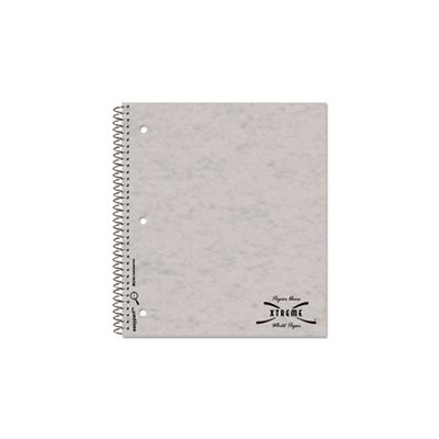 Subject Wirebound Notebook, College / Margin Rule, 11 x 8 7 / 8, White, 80 Sheets