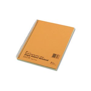 Subject Wirebound Notebook, Narrow / Margin Rule, 10 x 8, Green, 80 Sheets