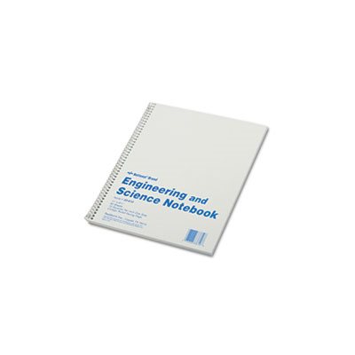 Engineering and Science Notebook, College Rule, 11x 8 1 / 2, White, 60 Sheets