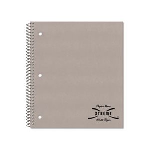 Subject Wirebound Notebook, College / Margin Rule, 11 x 8 7 / 8, White, 80 Sheets