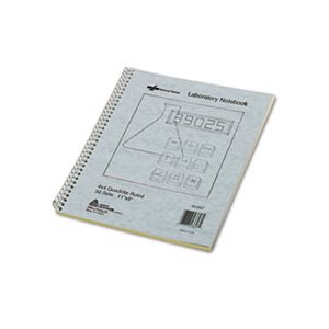 Duplicate Lab Notebook, Quadrille Rule, 11 x 9, White / Yellow, 100 Sheets