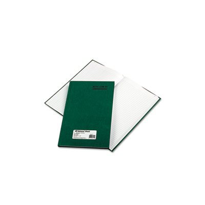 Emerald Series Account Book, Green Cover, 150 Pages, 12 1 / 4 x 7 1 / 4